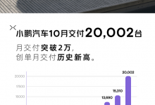 交付超过20000台 小鹏汽车10月销量公布-深圳汽车网