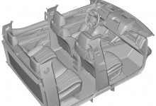 气场足不足?比亚迪皮卡内饰专利图!-深圳汽车网