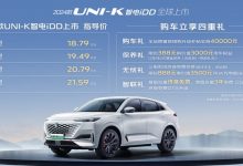 2024款长安UNI-K 智电iDD售18.79万元起-深圳汽车网