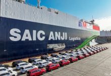 上汽造7600车位远洋汽车运输船首航出海-深圳汽车网