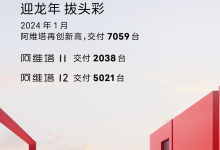 共交付7059台 阿维塔公布1月销量成绩-深圳汽车网