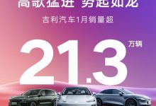 同比增长110% 吉利集团1月销量213487台-深圳汽车网