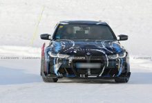 基于宝马i4打造 宝马电动M原型车谍照-深圳汽车网