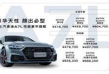 售41.87万元起 新款上汽奥迪A7L上市-深圳汽车网