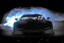 配5.5T V8？雪佛兰新科尔维特ZR1预告图-深圳汽车网