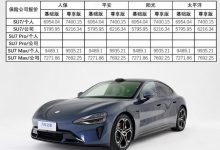 一文带你了解小米SU7保险到底贵不贵-深圳汽车网