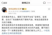 坦克300柴油版/坦克400汽油版你期待么?-深圳汽车网