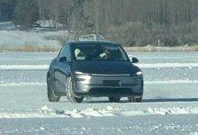 新款特斯拉Model Y国内无伪装谍照 贯穿灯设计 小鹏G6多了个兄弟-深圳汽车网